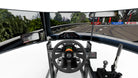 LPSIMU LP3 EVO drift racing simulator, driver's viewpoint