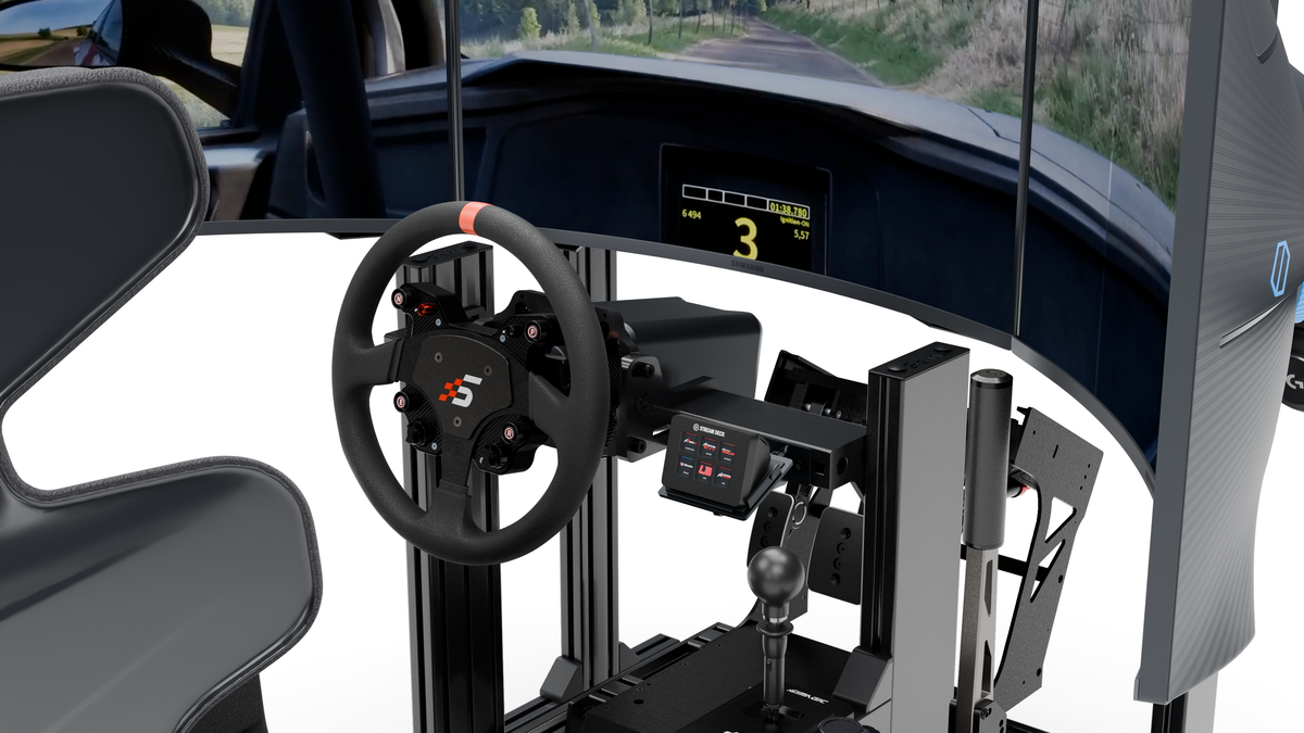 Elgato Stream Deck à portée du pilote de rallye