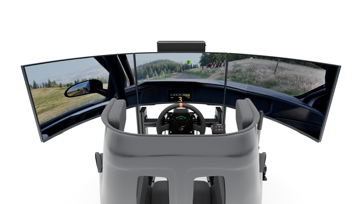 Simulateur LP3 EVO RALLYE — Onboard ecran