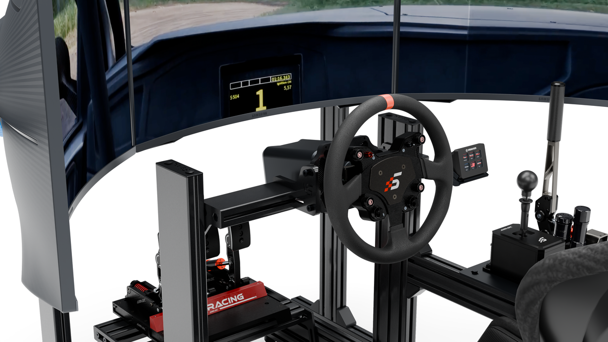 Volant Simagic GT1-SR et commandes du LP3 RALLYE