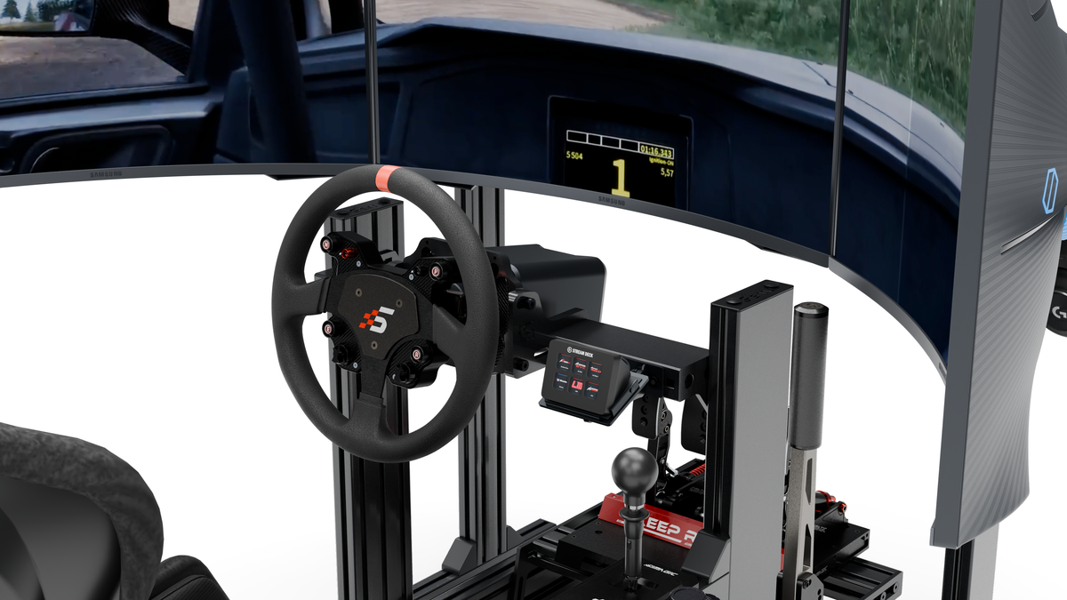 Simulateur LP3 RALLYE — Commandes droite