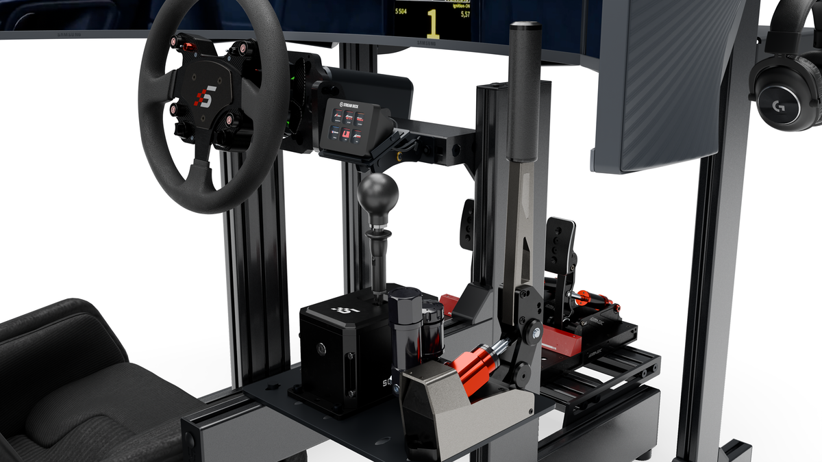 Simulateur LP3 RALLYE — Levier frein main