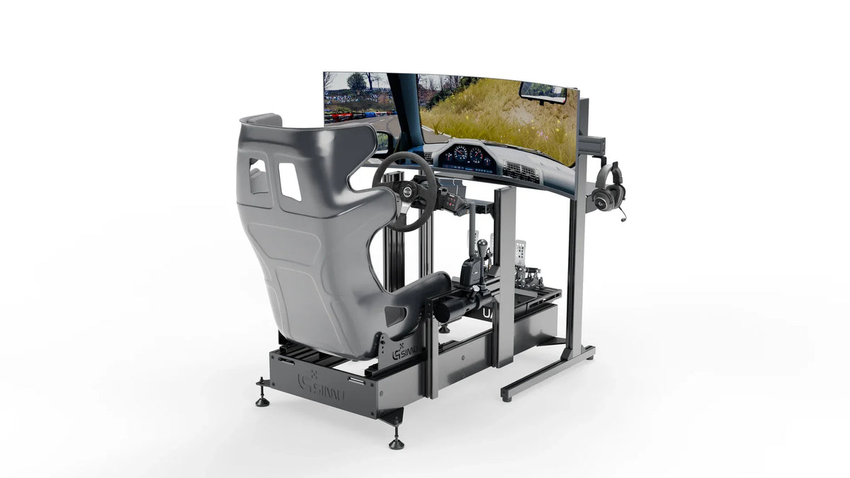 Simulateur Drift LP4 LPSIMU, vue d’ensemble de trois quarts droit