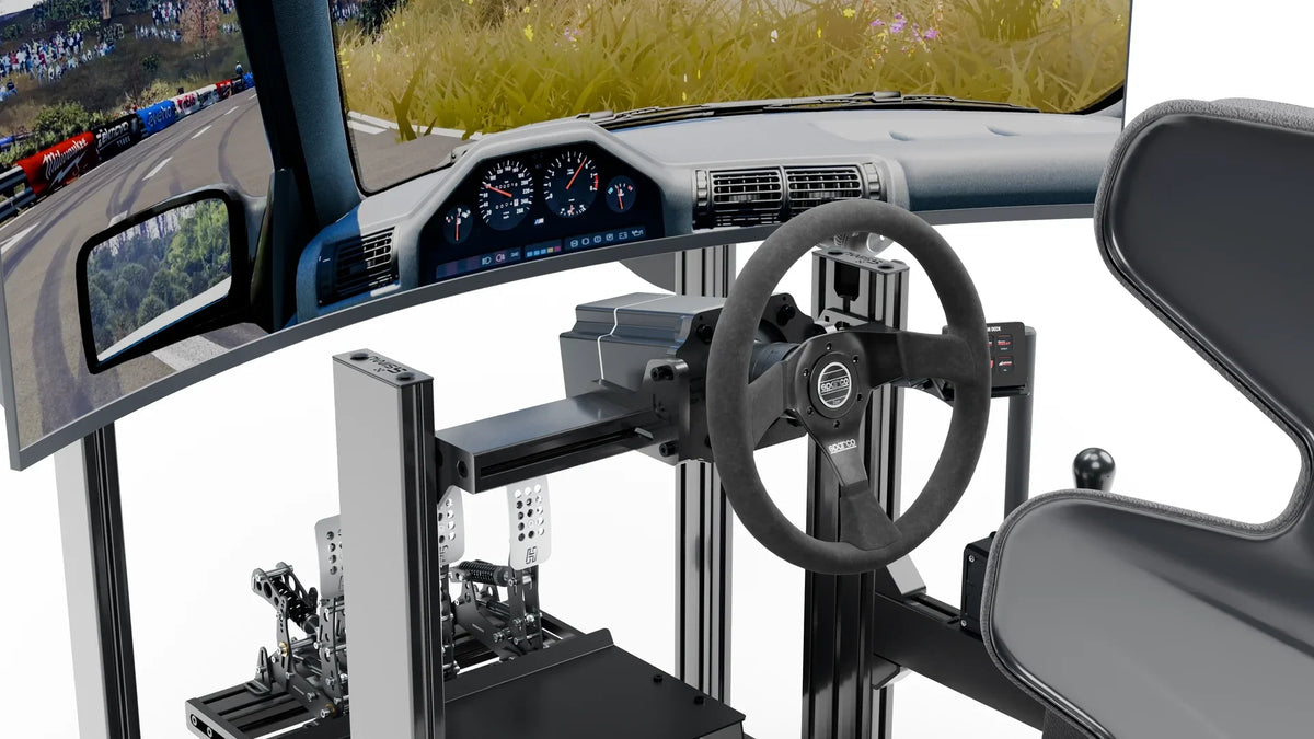 Simulateur Drift LP4 LPSIMU, commandes de conduite côté gauche