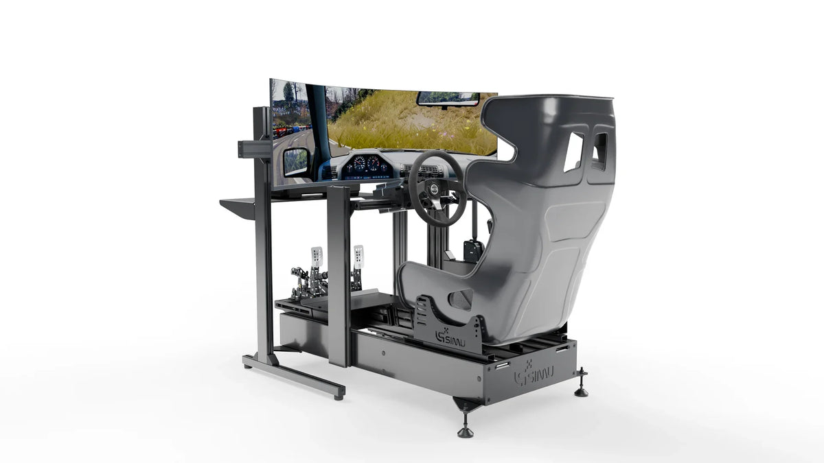Simulateur Drift LP4 LPSIMU, vue générale en contre plongée gauche