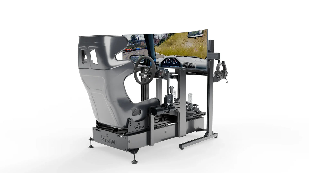 Simulateur Drift LP4 LPSIMU, vue générale en contre plongée droite