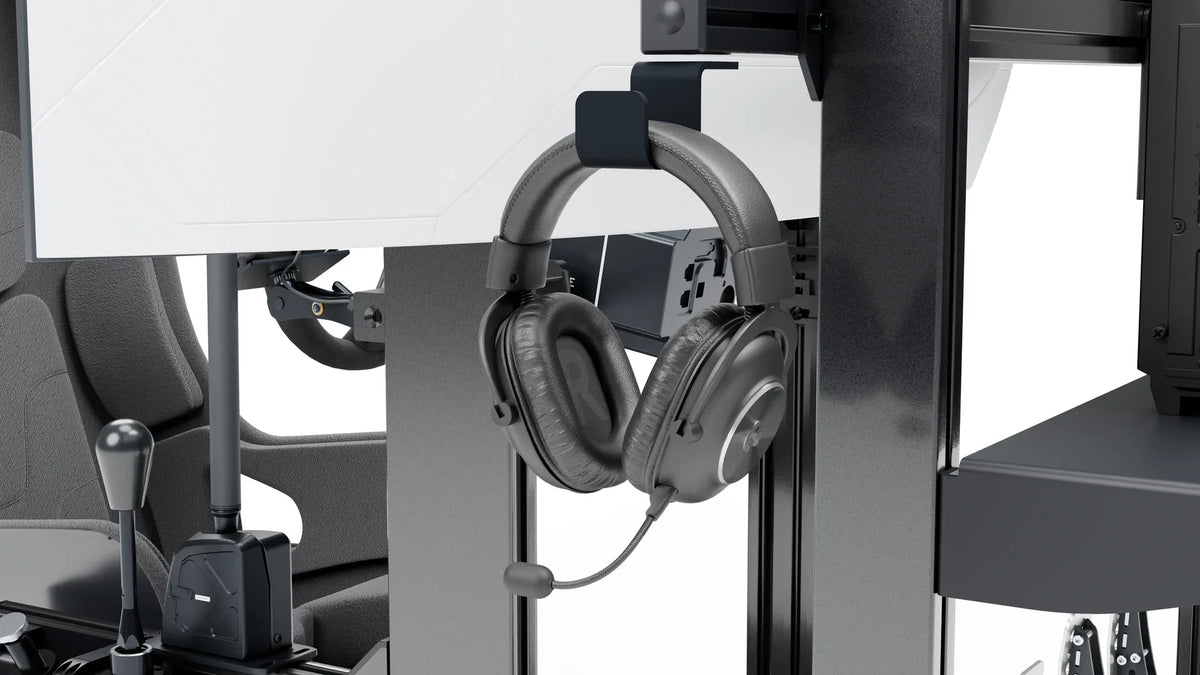 LPSIMU LP4 Motion drift racing simulator, seat close-up