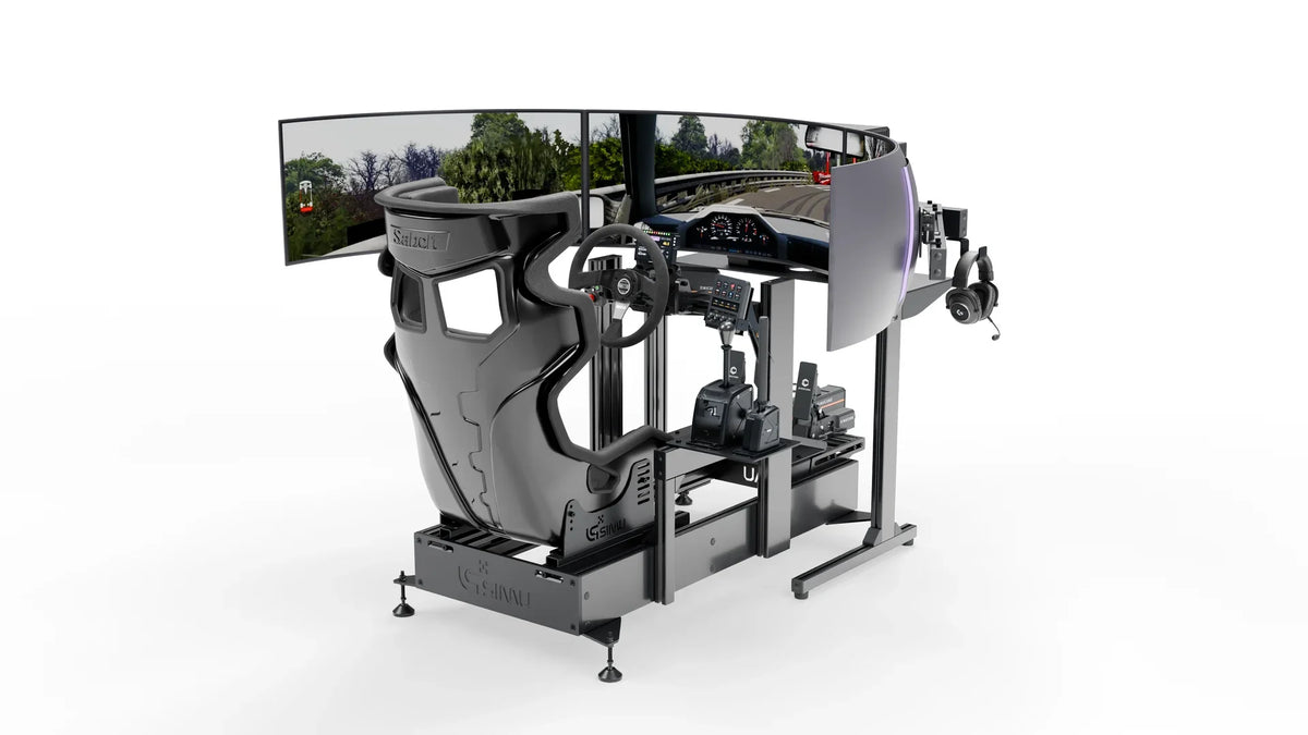 Simulateur Drift LP4 Pro LPSIMU, vue d’ensemble de trois quarts droit