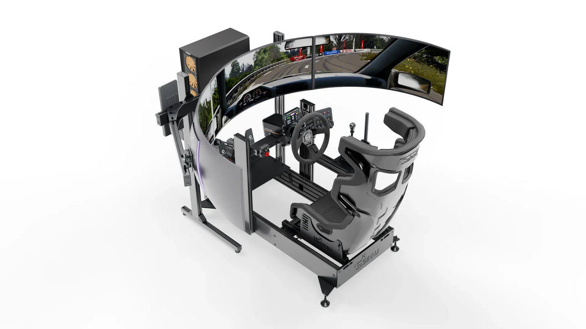 Simulateur Drift LP4 Pro LPSIMU, vue en plongée côté gauche