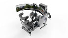 Simulateur Drift LP4 Pro LPSIMU, vue en plongée côté droit