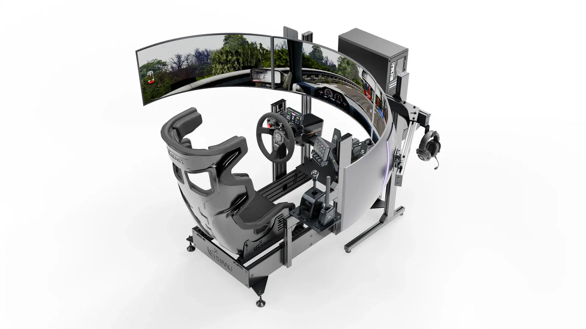 Simulateur Drift LP4 Pro LPSIMU, vue en plongée côté droit