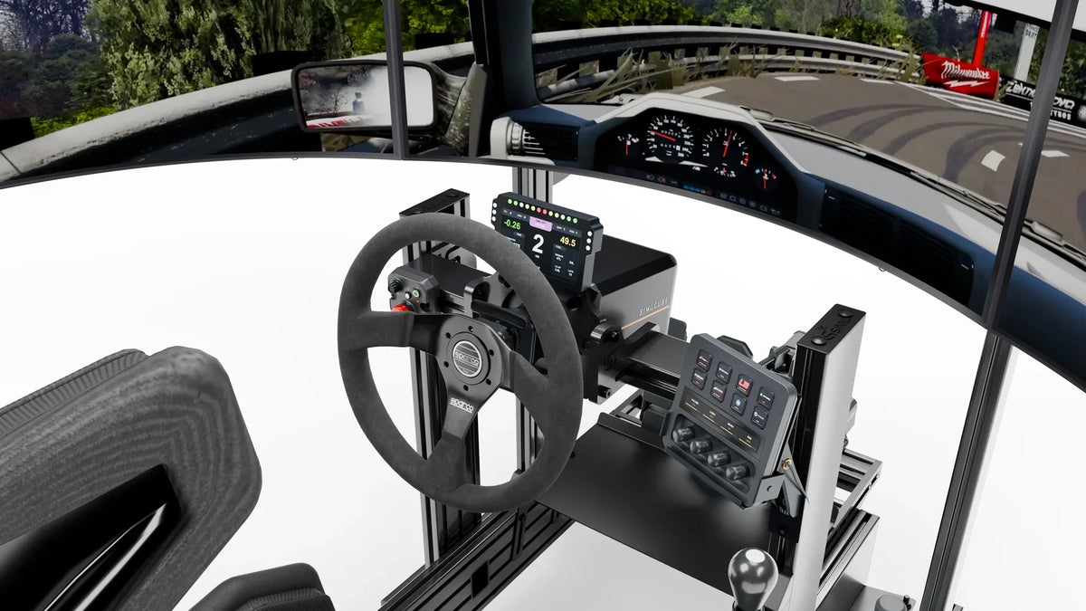 Simulateur Drift LP4 Pro LPSIMU, commandes de conduite côté droit