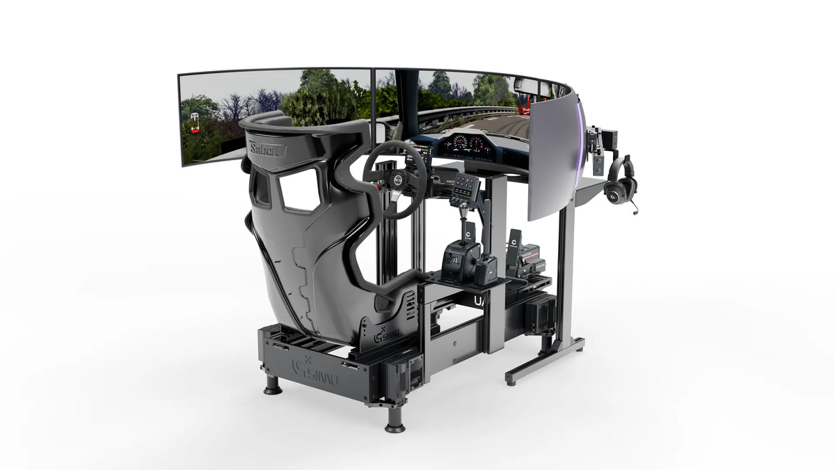 Simulateur Drift LP4 Pro Motion LPSIMU, vue d’ensemble de trois quarts droit