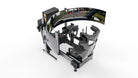 Simulateur Drift LP4 Pro Motion LPSIMU, vue en plongée côté gauche
