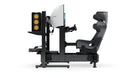 LPSIMU LP4 GT EVO MOTION racing simulator, left side profile
