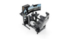 LPSIMU LP4 GT EVO MOTION racing simulator, left overhead view