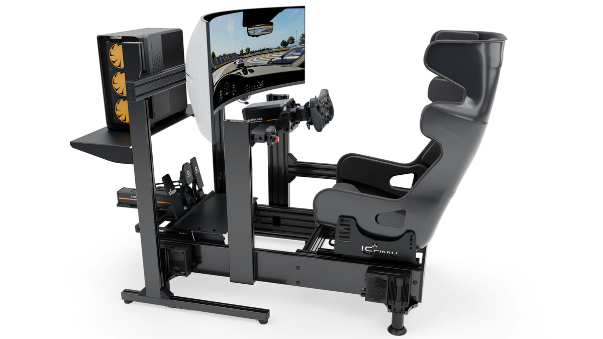 LPSIMU LP4 GT EVO MOTION racing simulator, seat from the right