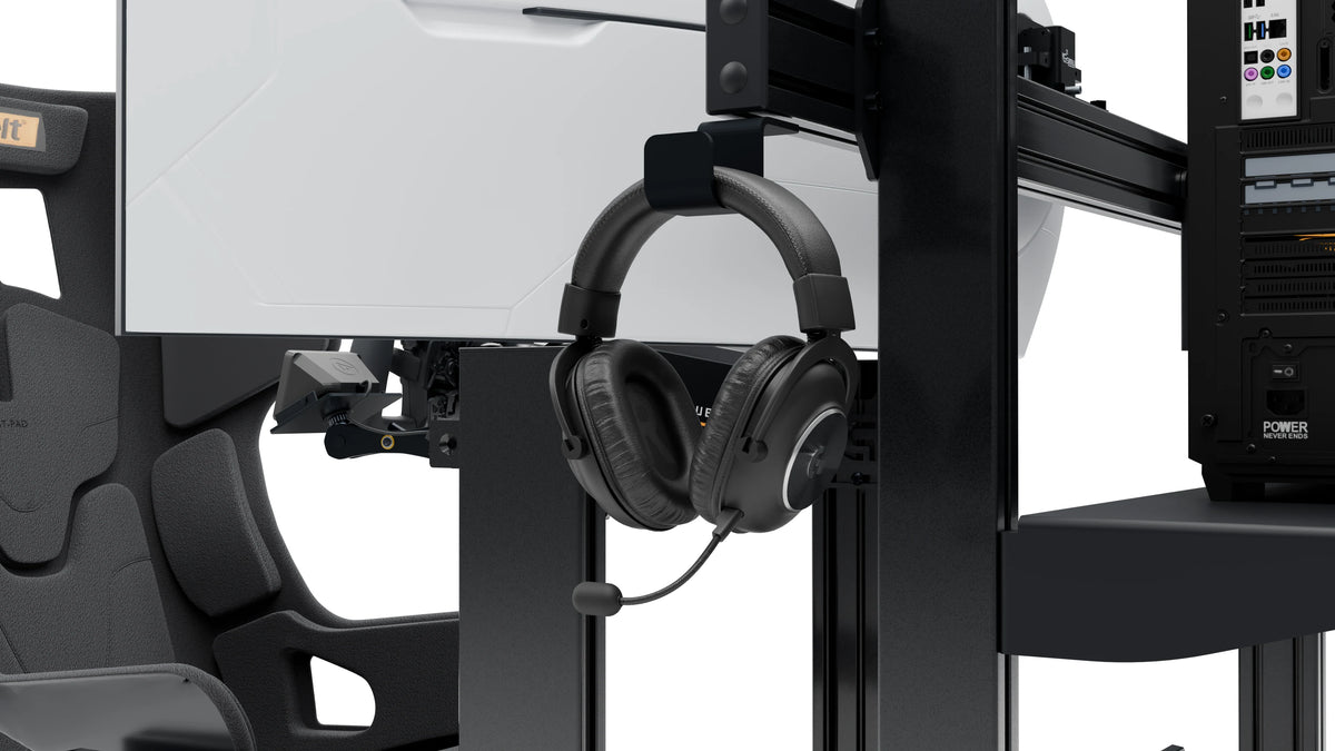 LPSIMU LP4 GT EVO MOTION racing simulator, headset