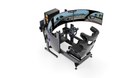 Simulateur GT LPSIMU LP4 GT PRO, vue plongeante gauche