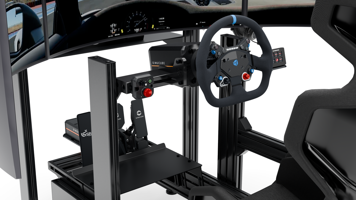 Volant Cube Controls et base Simucube 3 Pro du LP4 GT PRO