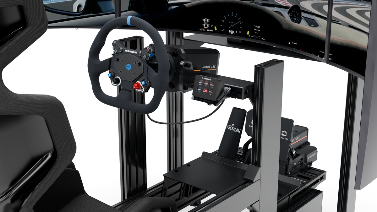 Simulateur GT LPSIMU LP4 GT PRO, commandes côté droit