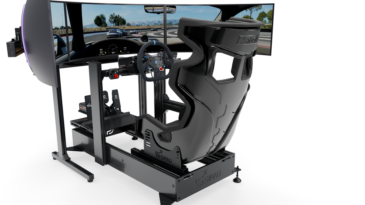Simulateur GT LPSIMU LP4 GT PRO, siège côté droit