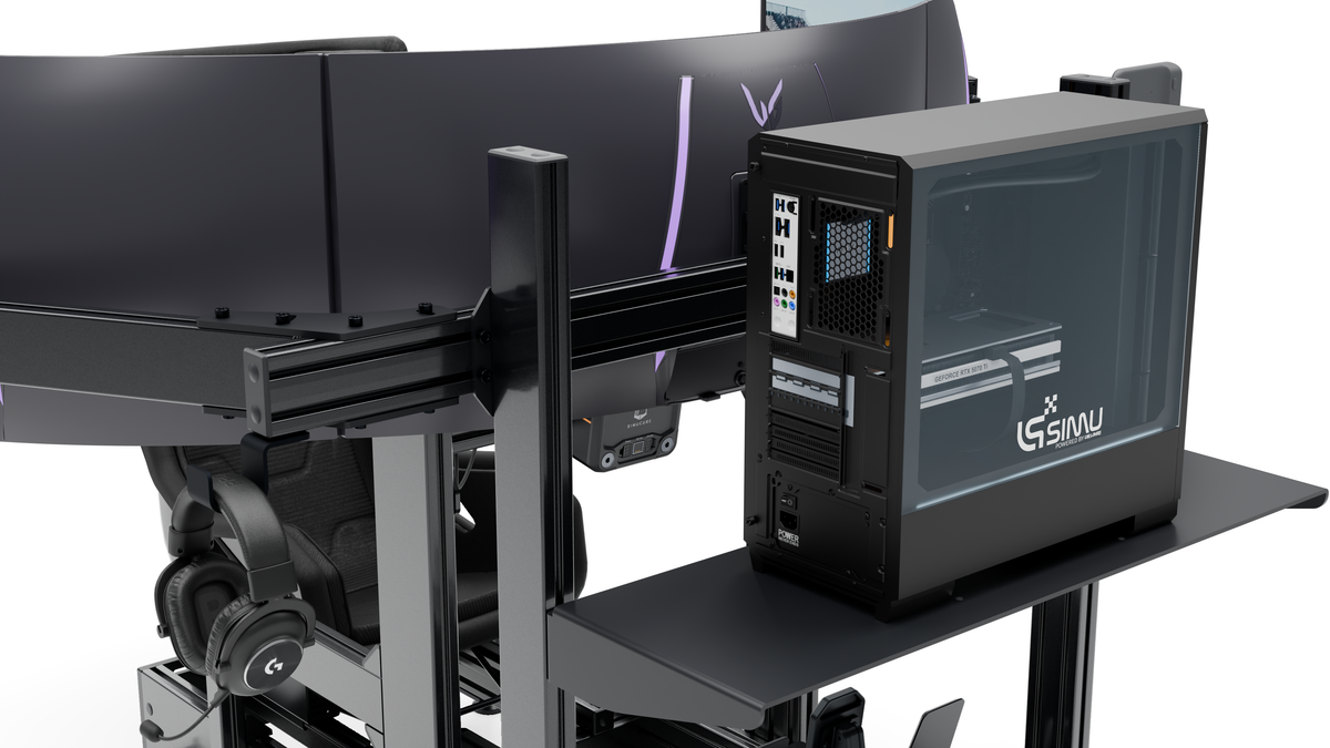 Simulateur GT LPSIMU LP4 GT PRO, équipements arrière