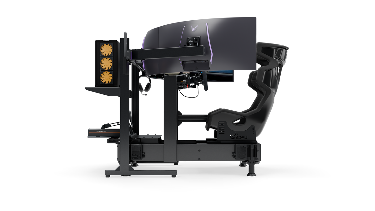 Simulateur GT LPSIMU LP4 GT PRO MOTION, profil gauche