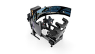 Simulateur GT LPSIMU LP4 GT PRO MOTION, vue plongeante gauche