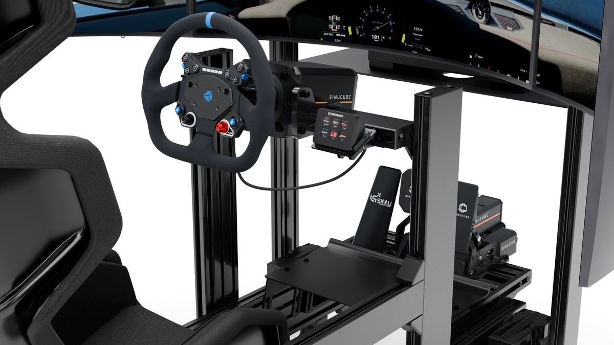 Simulateur GT LPSIMU LP4 GT PRO MOTION, commandes côté droit