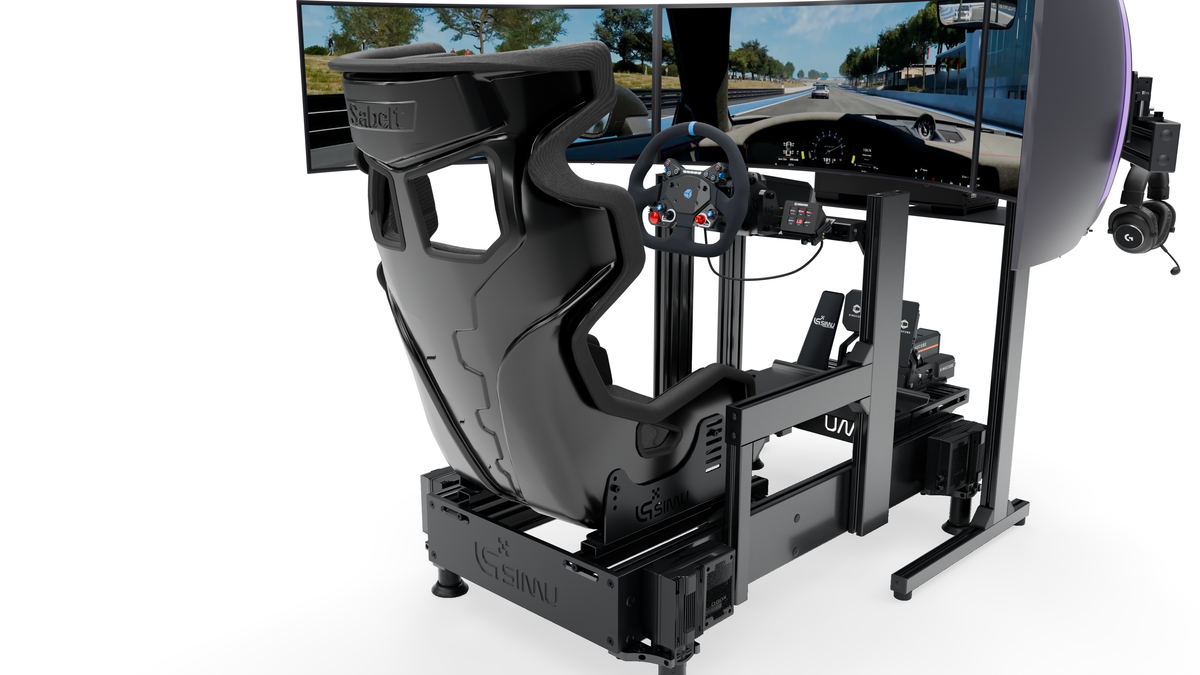 Simulateur GT LPSIMU LP4 GT PRO MOTION, siège côté gauche