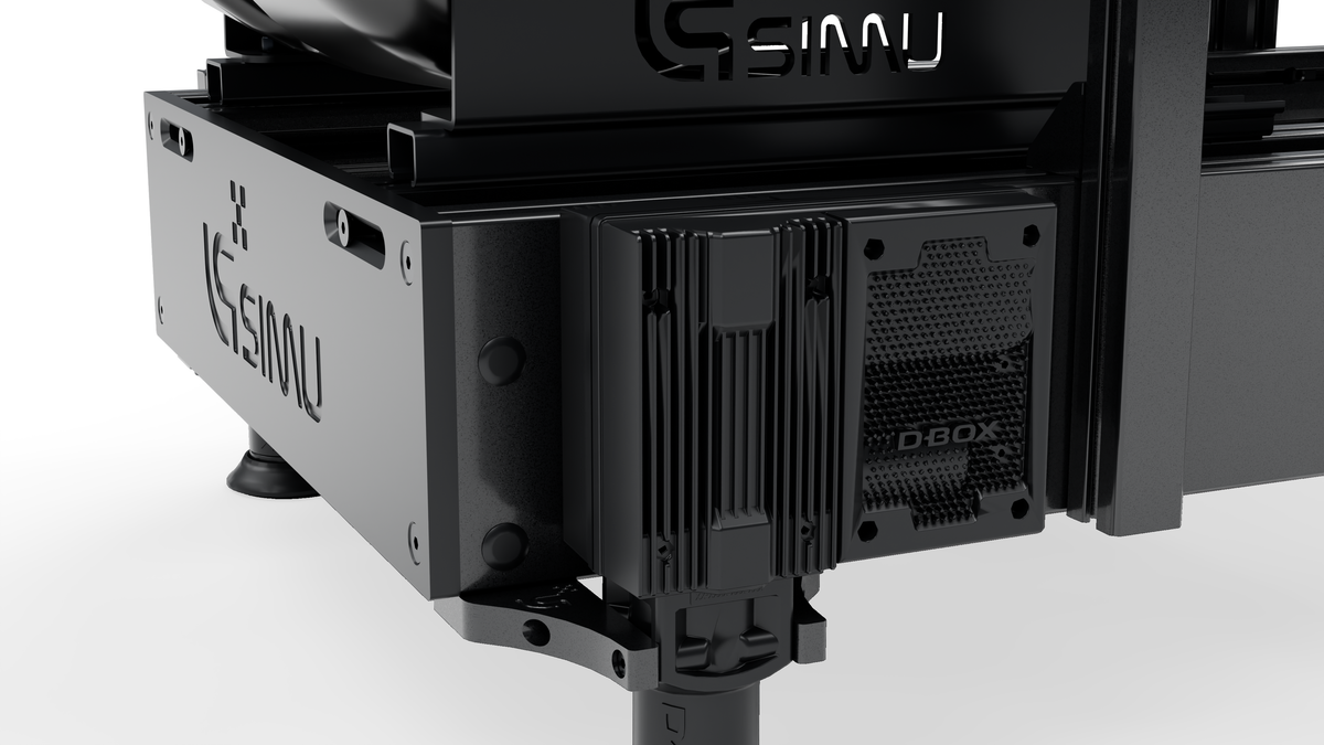 Simulateur GT LPSIMU LP4 GT PRO MOTION, fixations du siège