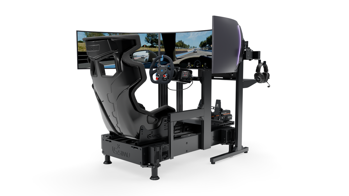 Simulateur GT LPSIMU LP4 GT PRO MOTION, vue basse droite
