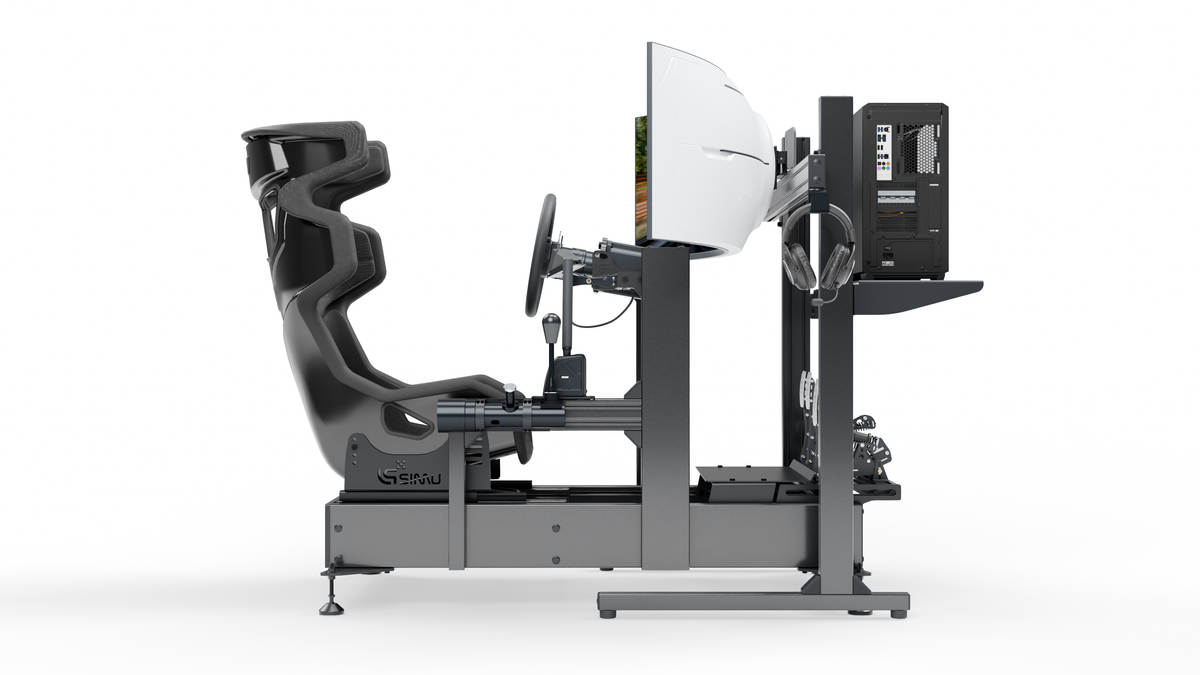 Simulateur Rallye LP4 — Profil droit