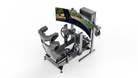 Simulateur Rallye LP4 — Plongee droite