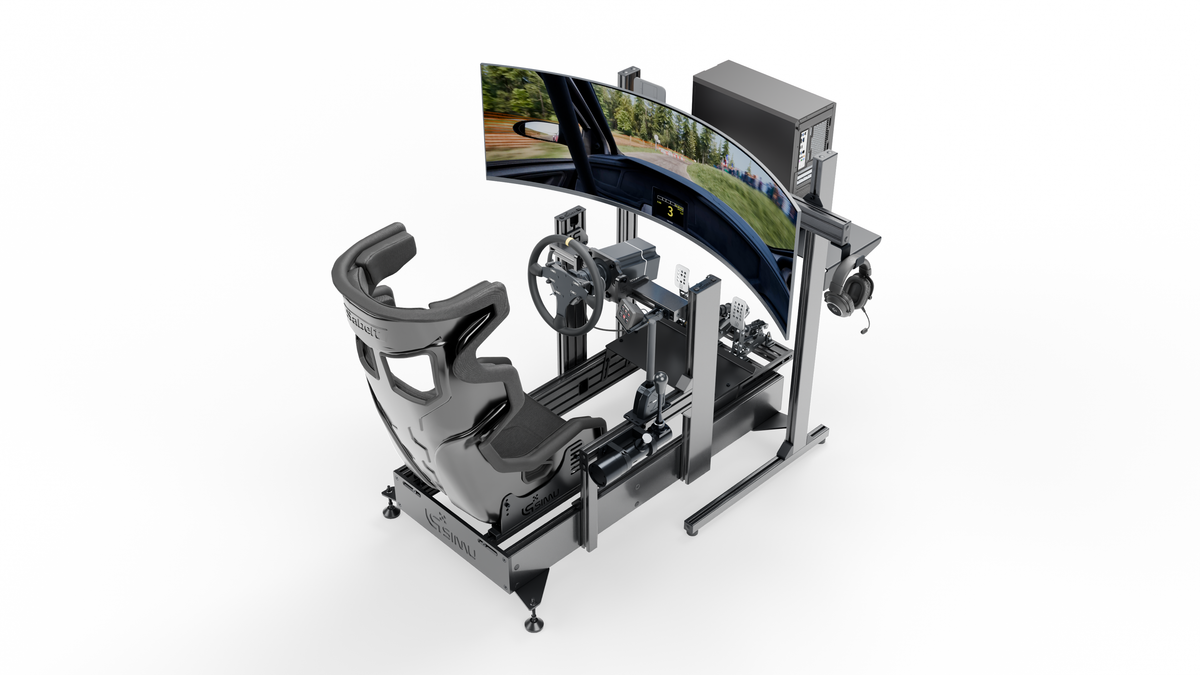 Simulateur Rallye LP4 — Plongee droite