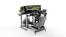 Simulateur Rallye LP4 EVO — vue d’ensemble gauche du cockpit