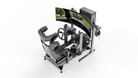 Simulateur Rallye LP4 EVO — plongee droite