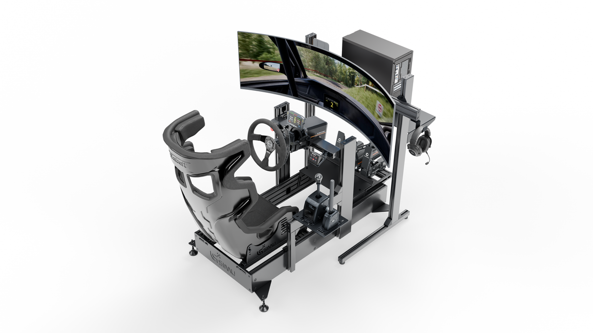 Simulateur Rallye LP4 EVO — plongee droite