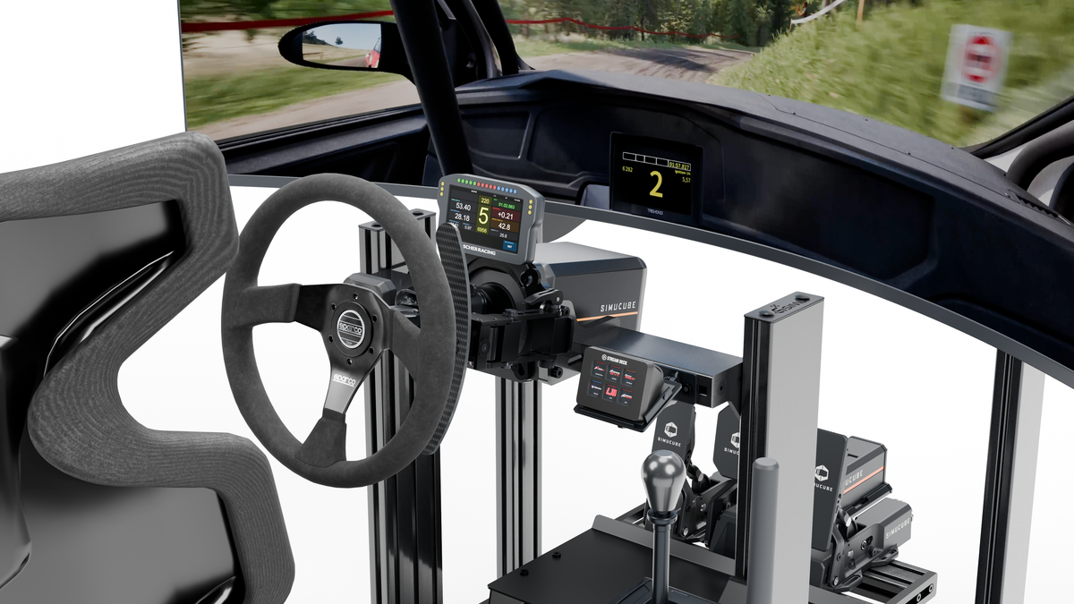 Simulateur Rallye LP4 EVO — commandes droite