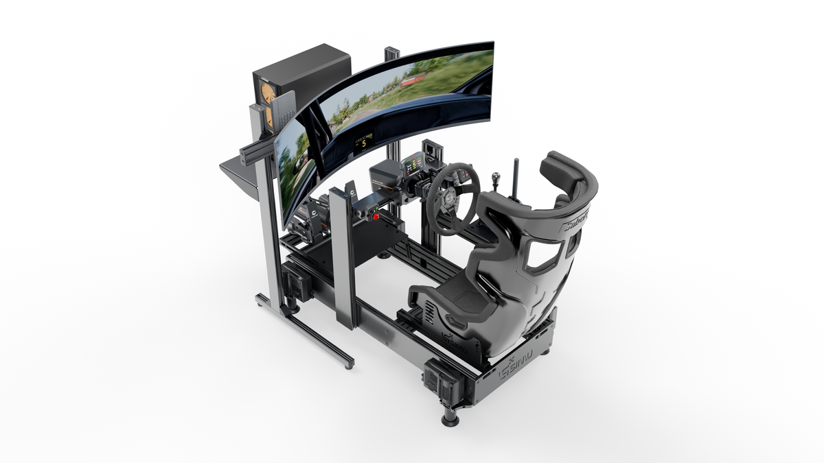 Simulateur Rallye LP4 EVO MOTION — plongee gauche