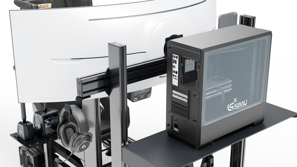Simulateur Rallye LP4 EVO MOTION — equipements arriere