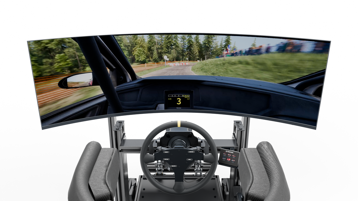 Simulateur LP4 RALLYE MOTION — Onboard ecran