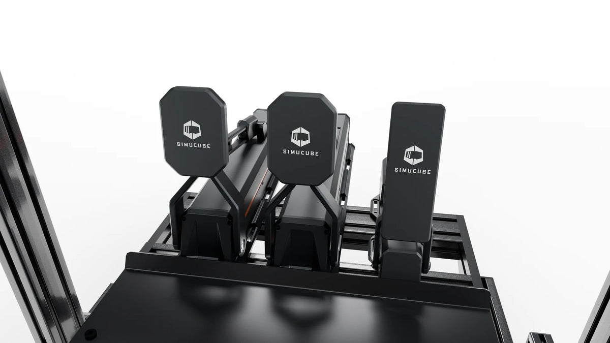 Pédalier deux Simucube ActivePedal Pro et un Co-Pedal du LP5 Drift