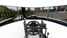 Simulateur Drift LP5 LPSIMU, vue depuis la place du pilote