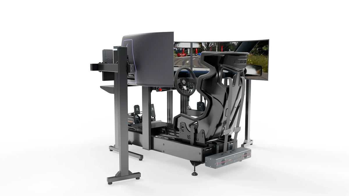 Simulateur Drift LP5 LPSIMU, vue générale en contre plongée gauche