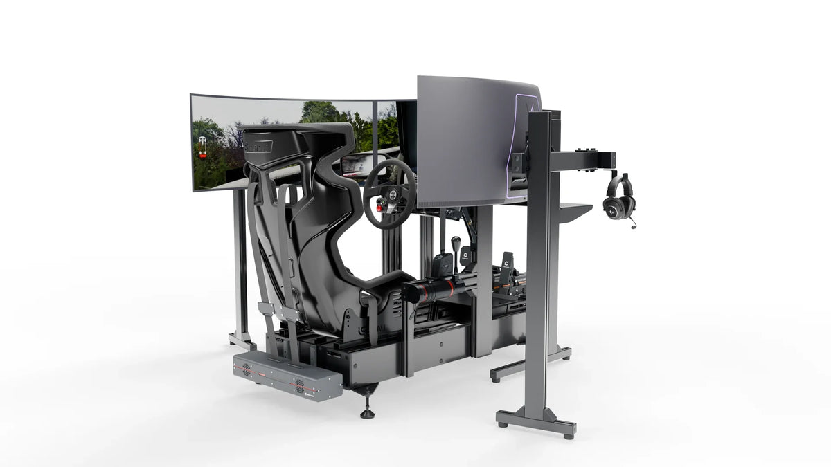 Simulateur Drift LP5 LPSIMU, vue générale en contre plongée droite