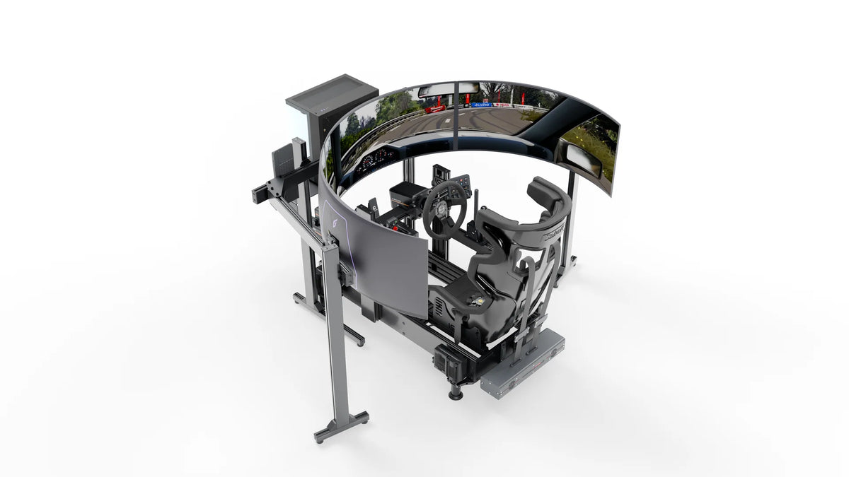 Simulateur Drift LP5 Motion LPSIMU, vue en plongée côté gauche
