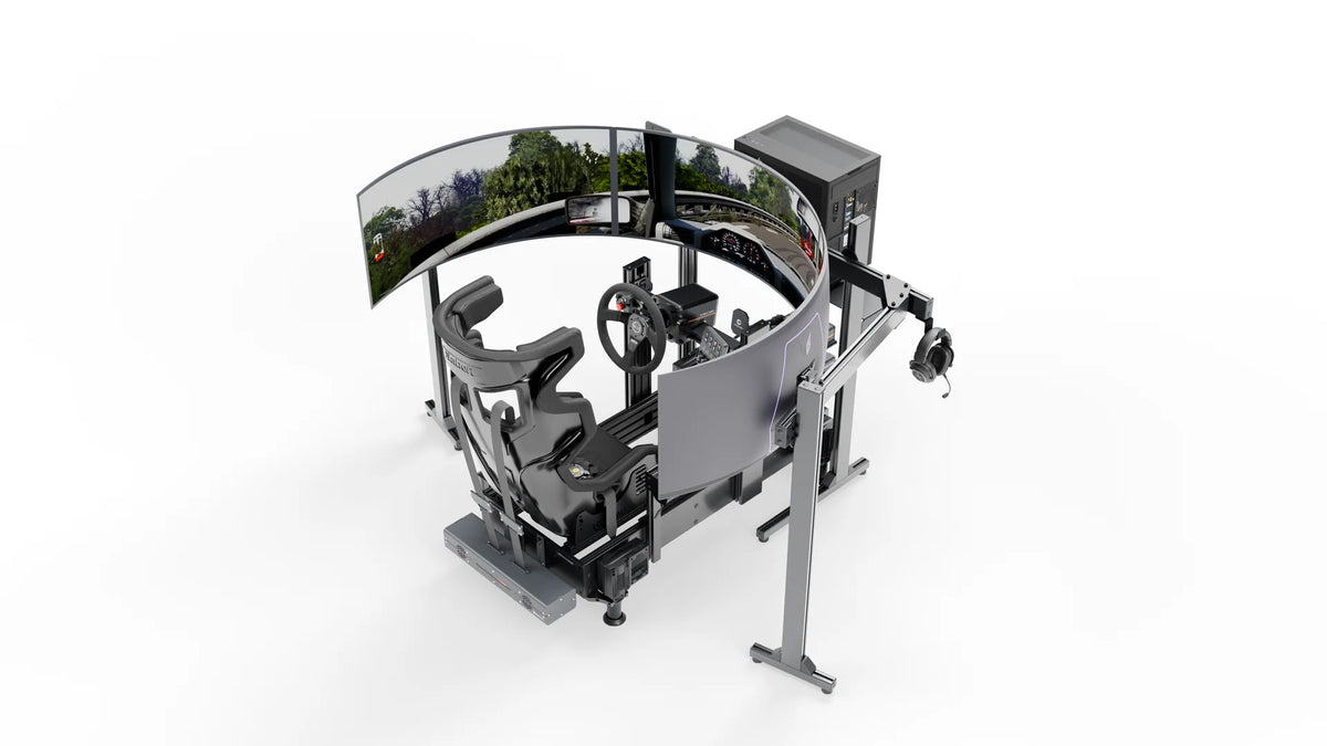 Simulateur Drift LP5 Motion LPSIMU, vue en plongée côté droit