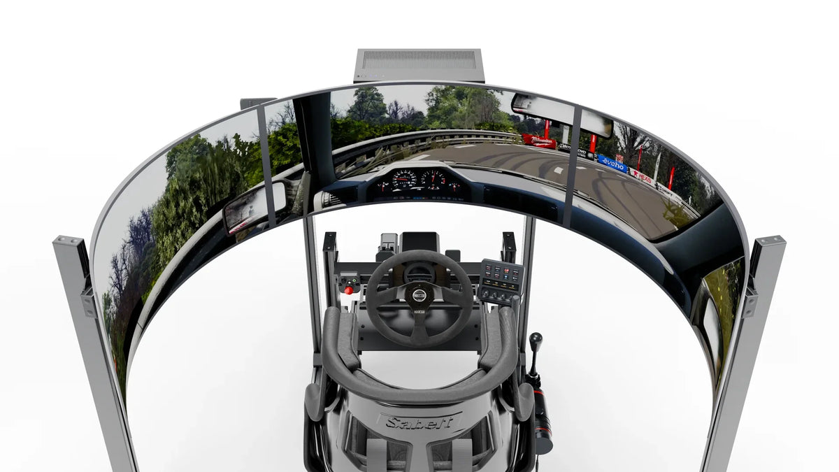 Simulateur Drift LP5 Motion LPSIMU, poste de conduite et affichage embarqué